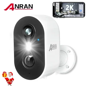 ANRAN 2K Wireless Outdoor Security Camera with Spotlight