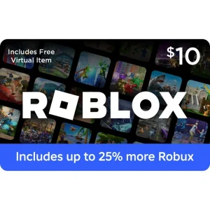 Roblox $10 eGift Card [Digital] + Exclusive Virtual Item